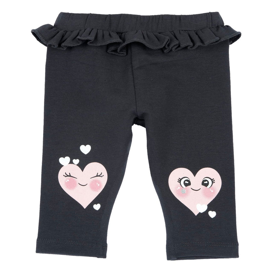 Leggings In Felpa con Volant Chicco