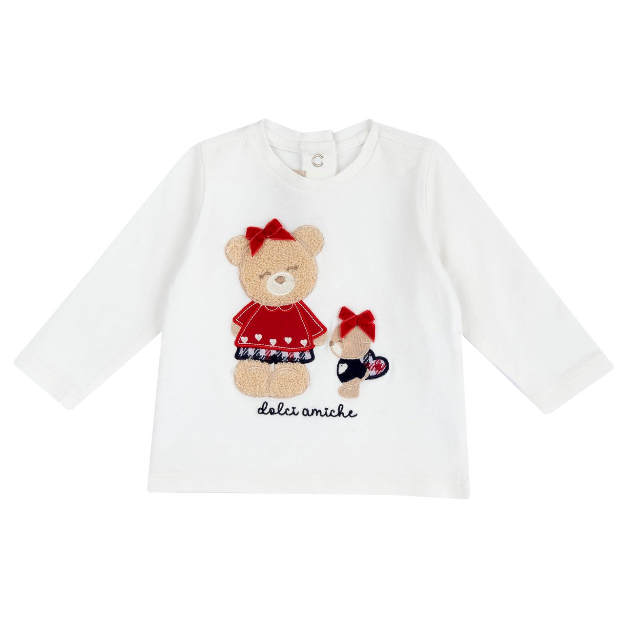 Maglietta maniche lunghe con ricamo - Chicco