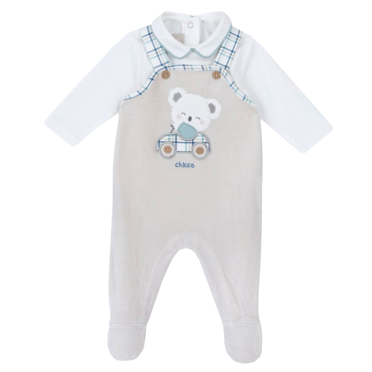 Completo body con salopette koala