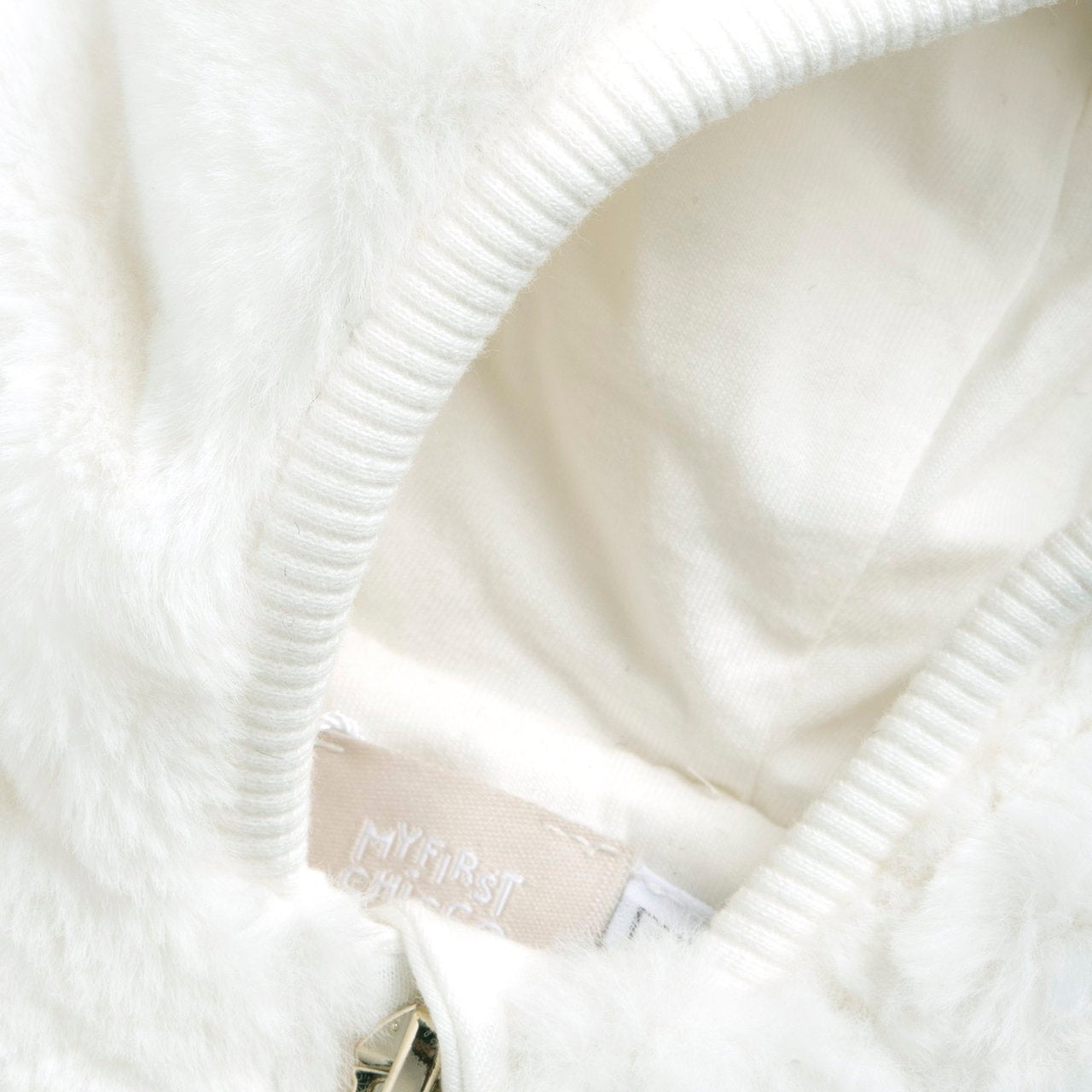 Cardigan con cappuccio e cerniera - Chicco