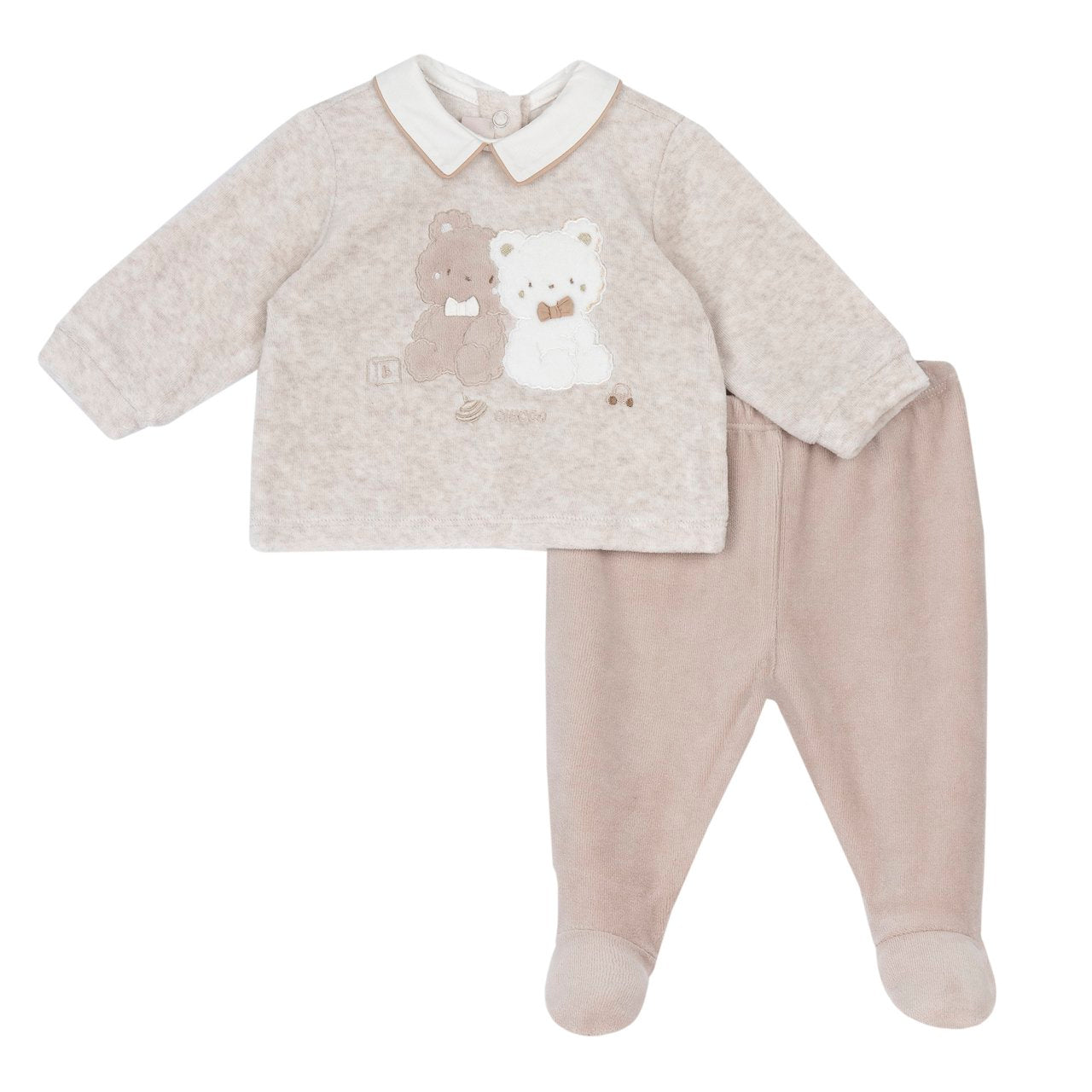 Completo maglia e pantaloni con piedini - Chicco