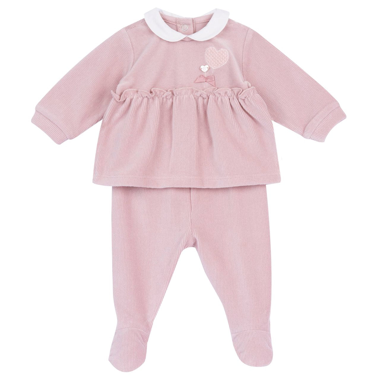 Tutina 2pz ciniglia a costine - Chicco