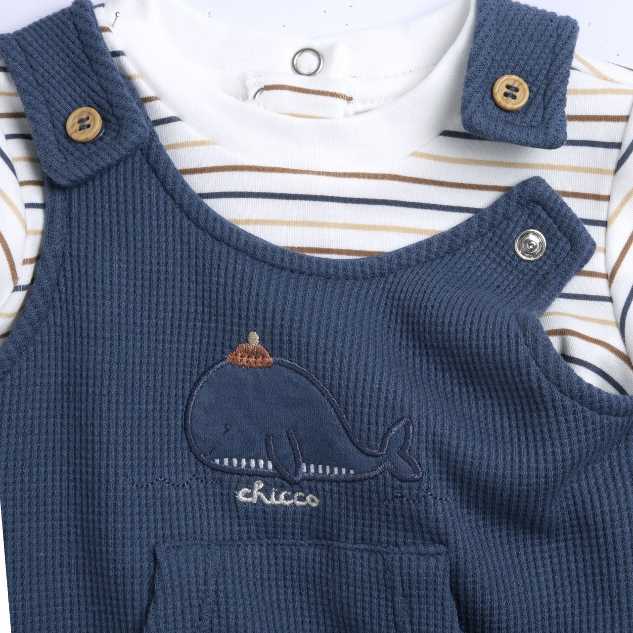 Completo body con salopette lunga - Chicco