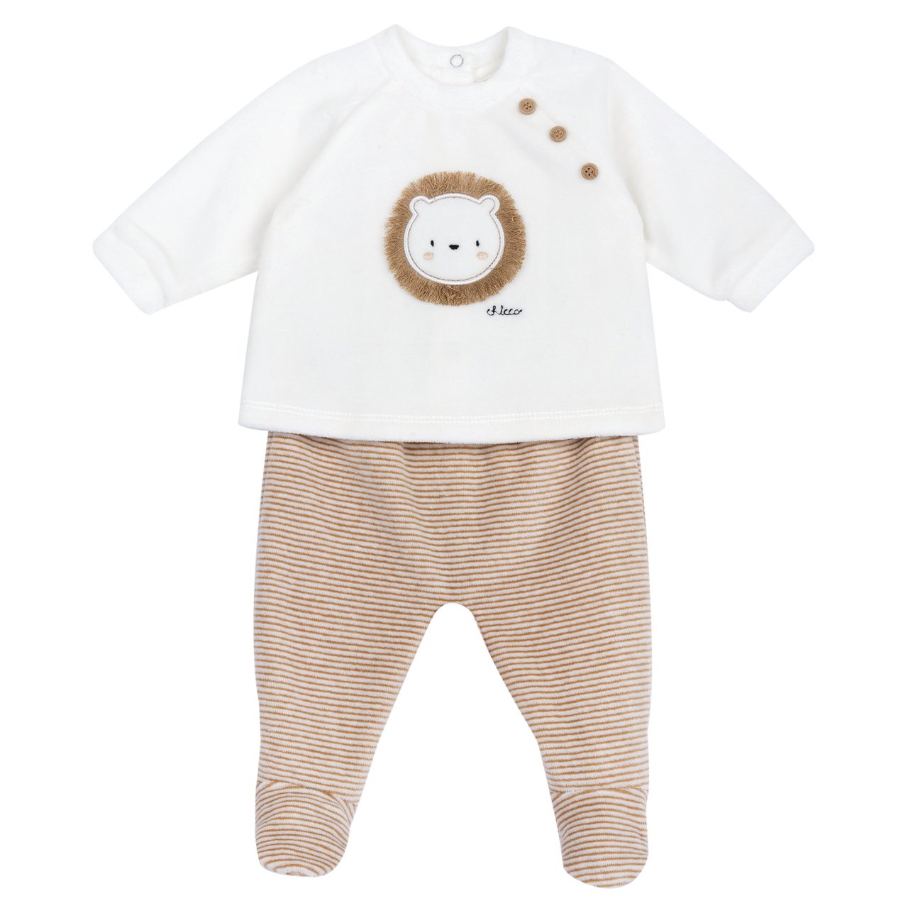 Completo maglia e pantaloni con piedini - Chicco