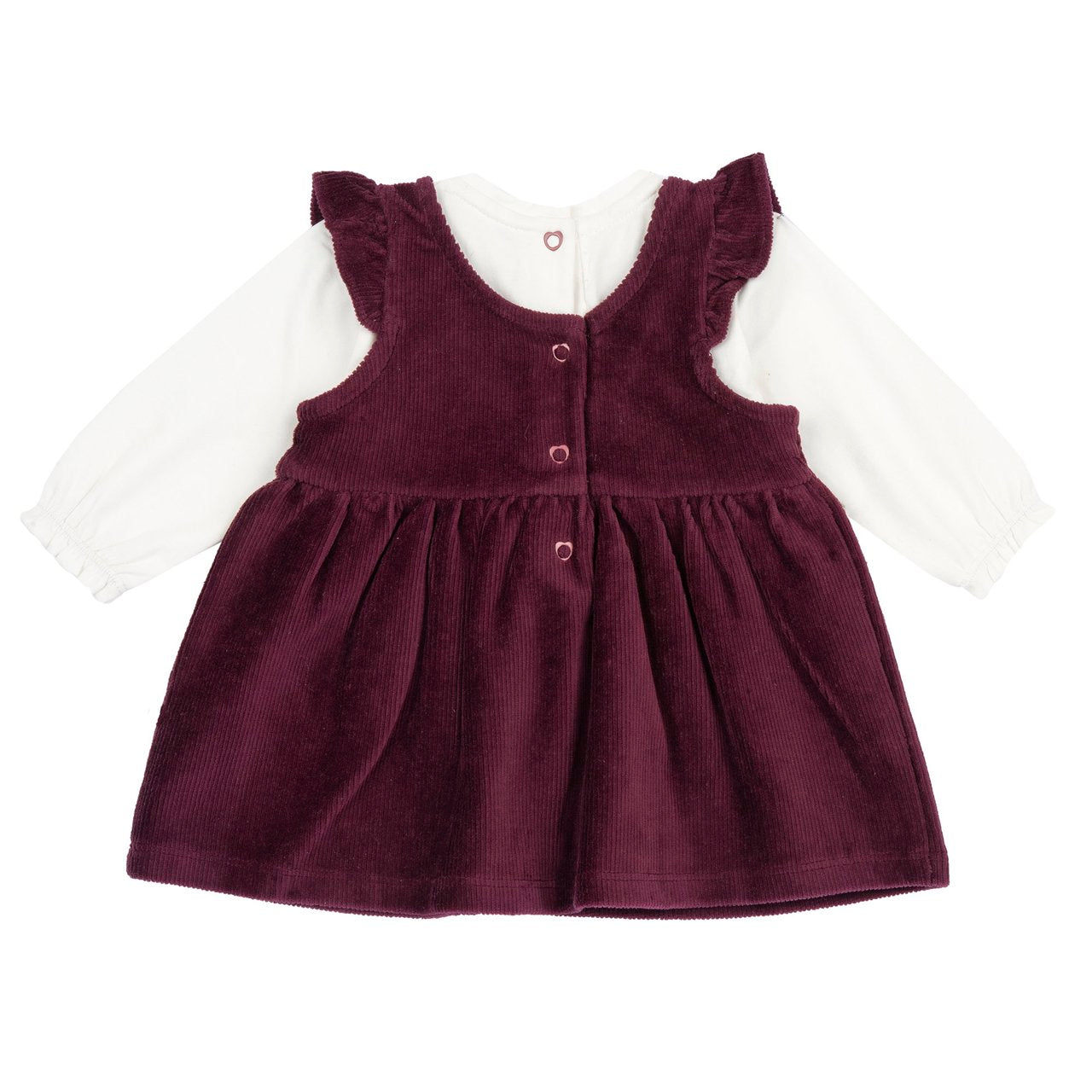 Vestito manica lunga effetto salopette - Chicco