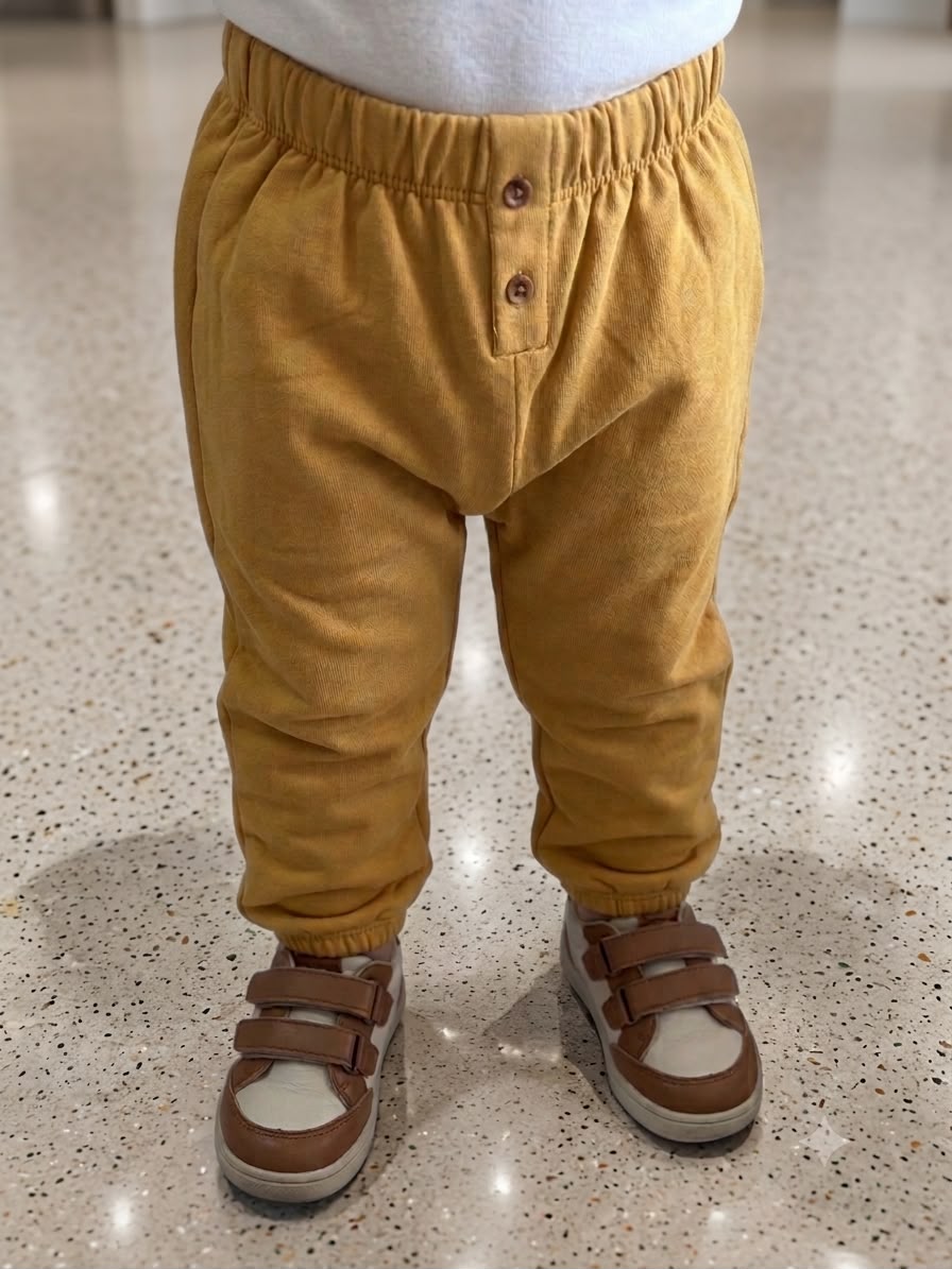 Pantaloni Senape-Chicco