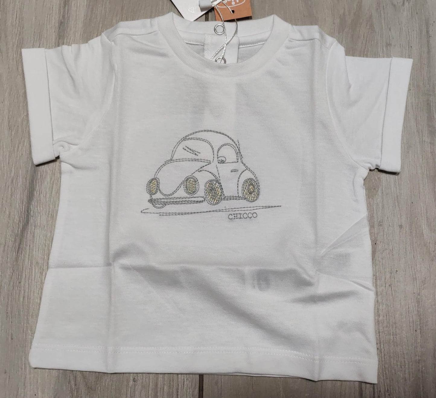 T-shirt bianca auto - Chicco