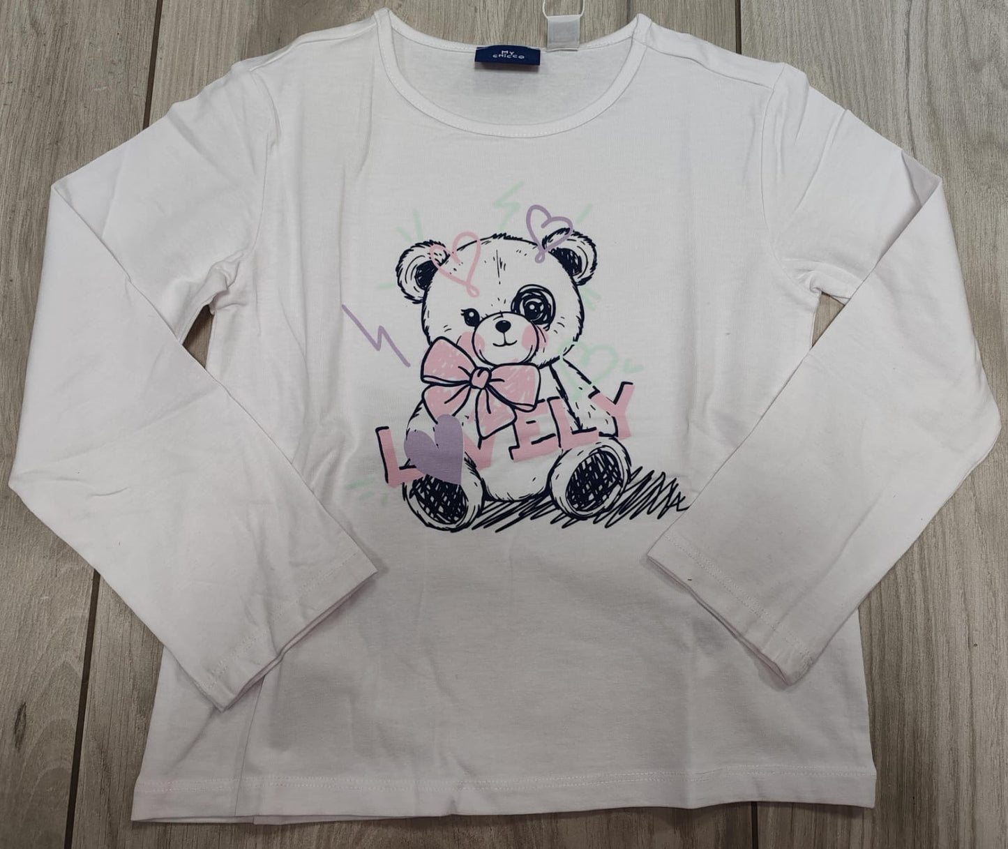 Maglia bianca orsetto - Chicco