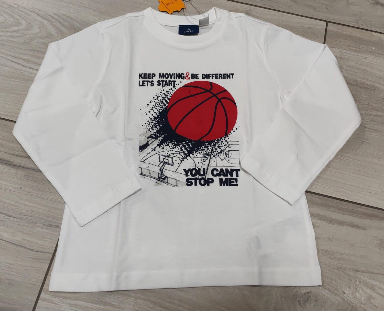 Maglia bianca basket - Chicco