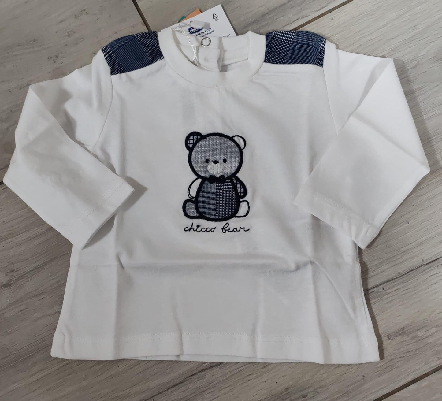 Maglia con orsetto blu - Chicco