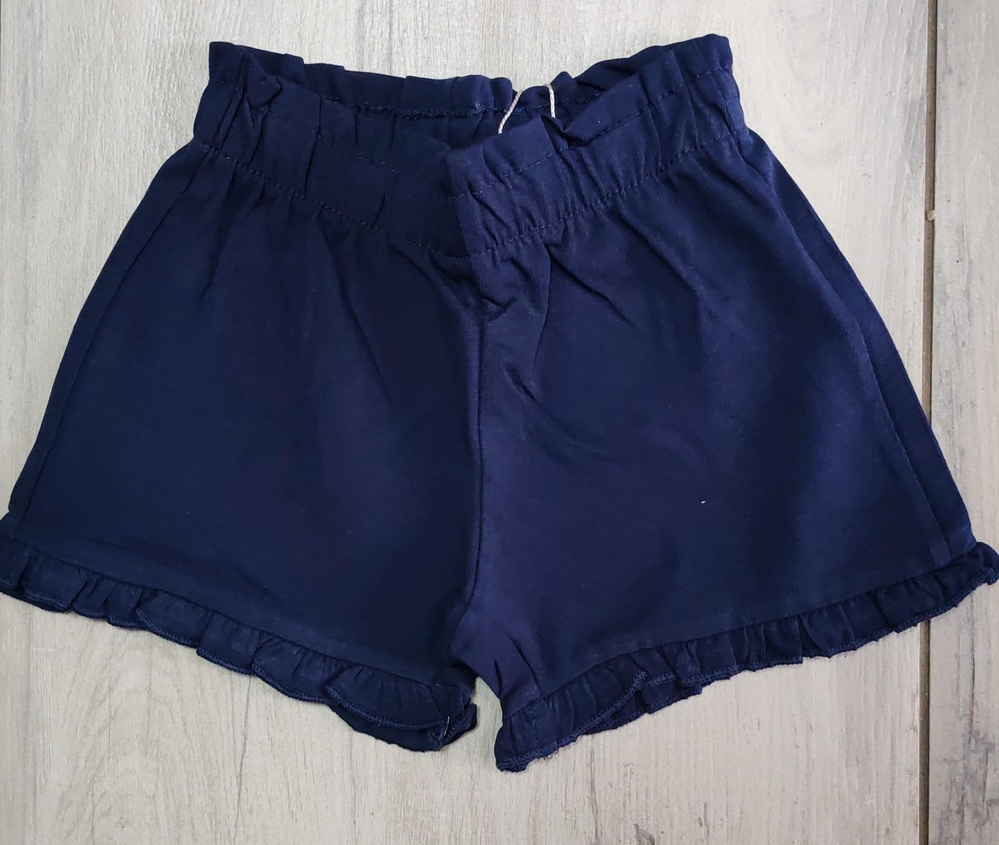 Pantaloncini blu in cotone arricciati - Chicco