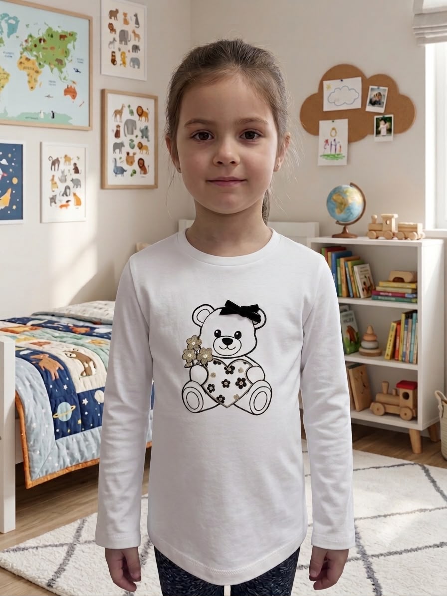 T-Shirt Orsetto Fiocco- Chicco