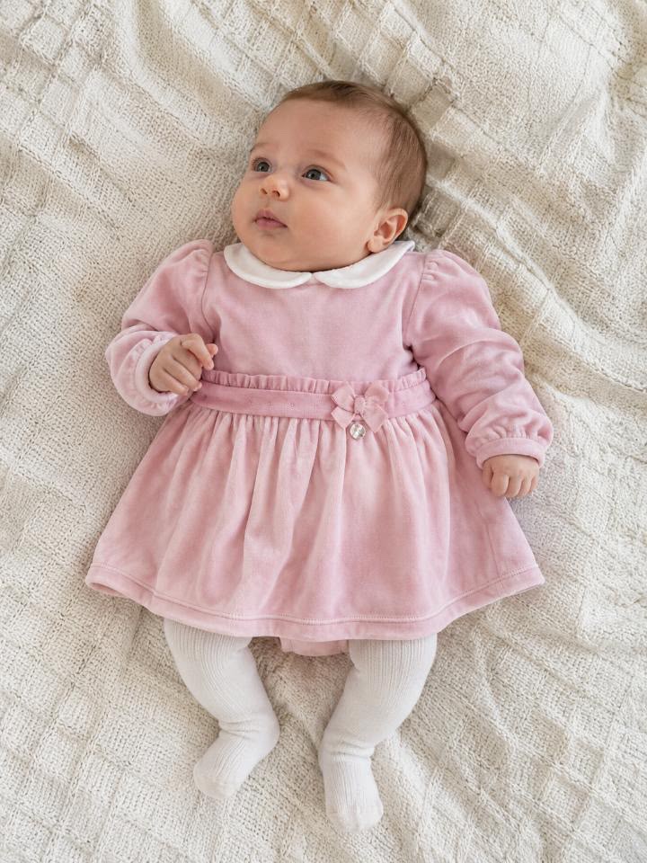 Abito Ciniglia Rosa Confetto-Chicco