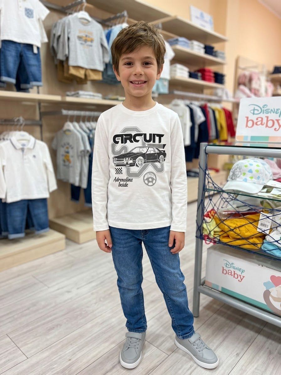T-Shirt Maniche Lunghe "Circuit"- Chicco