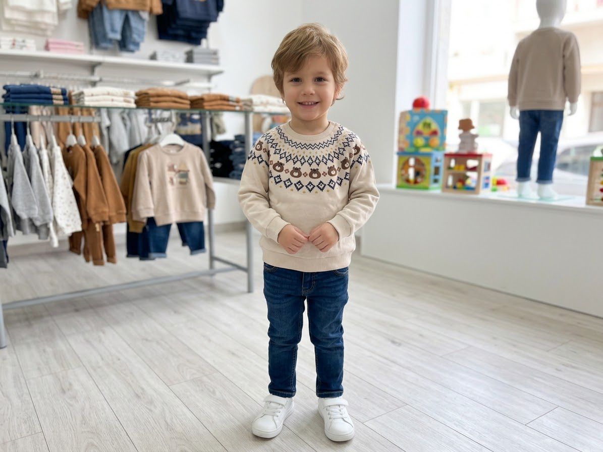 Felpa Beige Orsacchiotti- Chicco