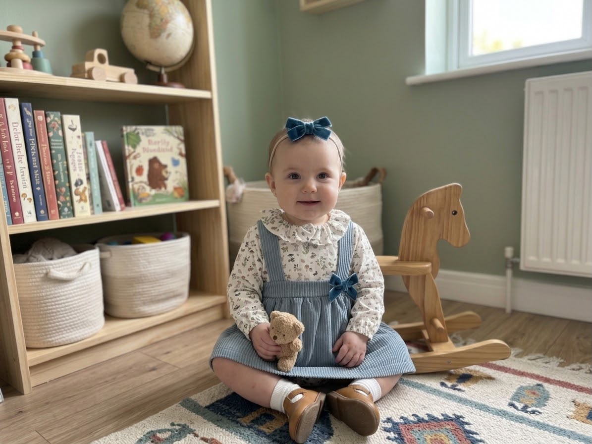 Abito Indaco-BabyVip