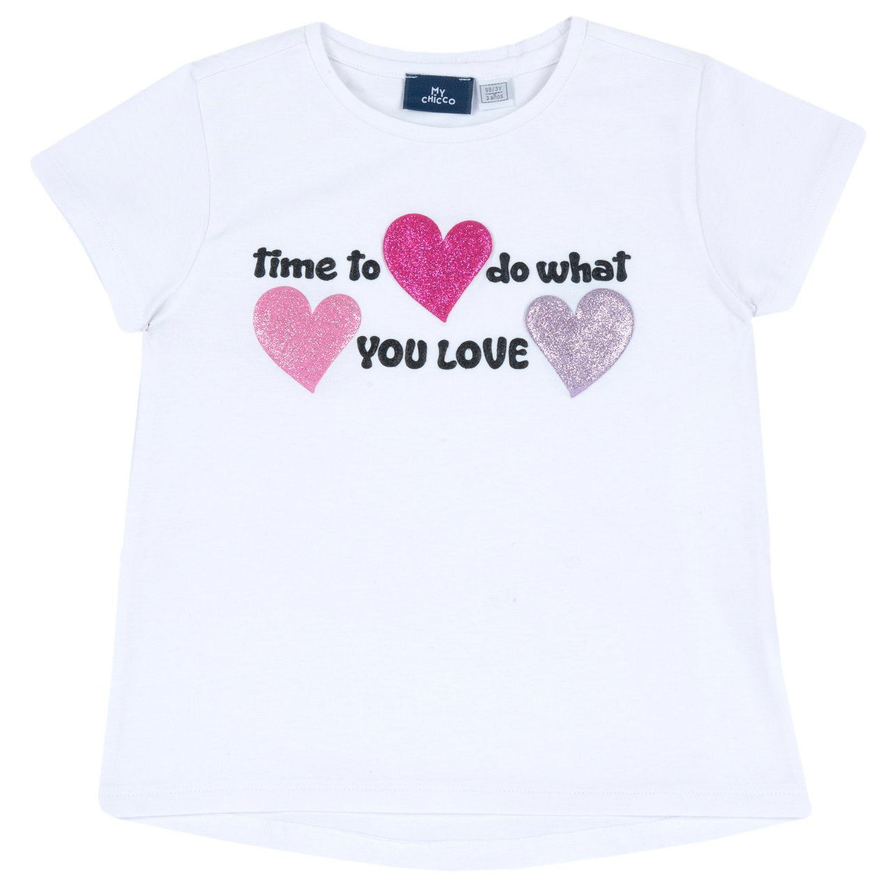 T-shirt cuori glitterati - Chicco