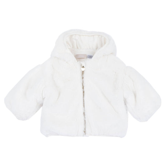 Cardigan con cappuccio e cerniera  - Chicco