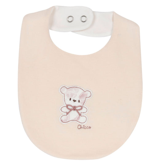 Bavaglino rosa orsetto - Chicco