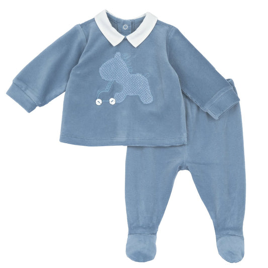 Tutina 2pz ciniglia - Chicco