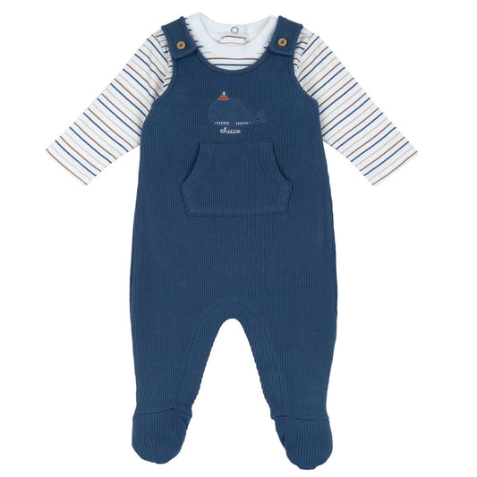 Completo body con salopette lunga - Chicco