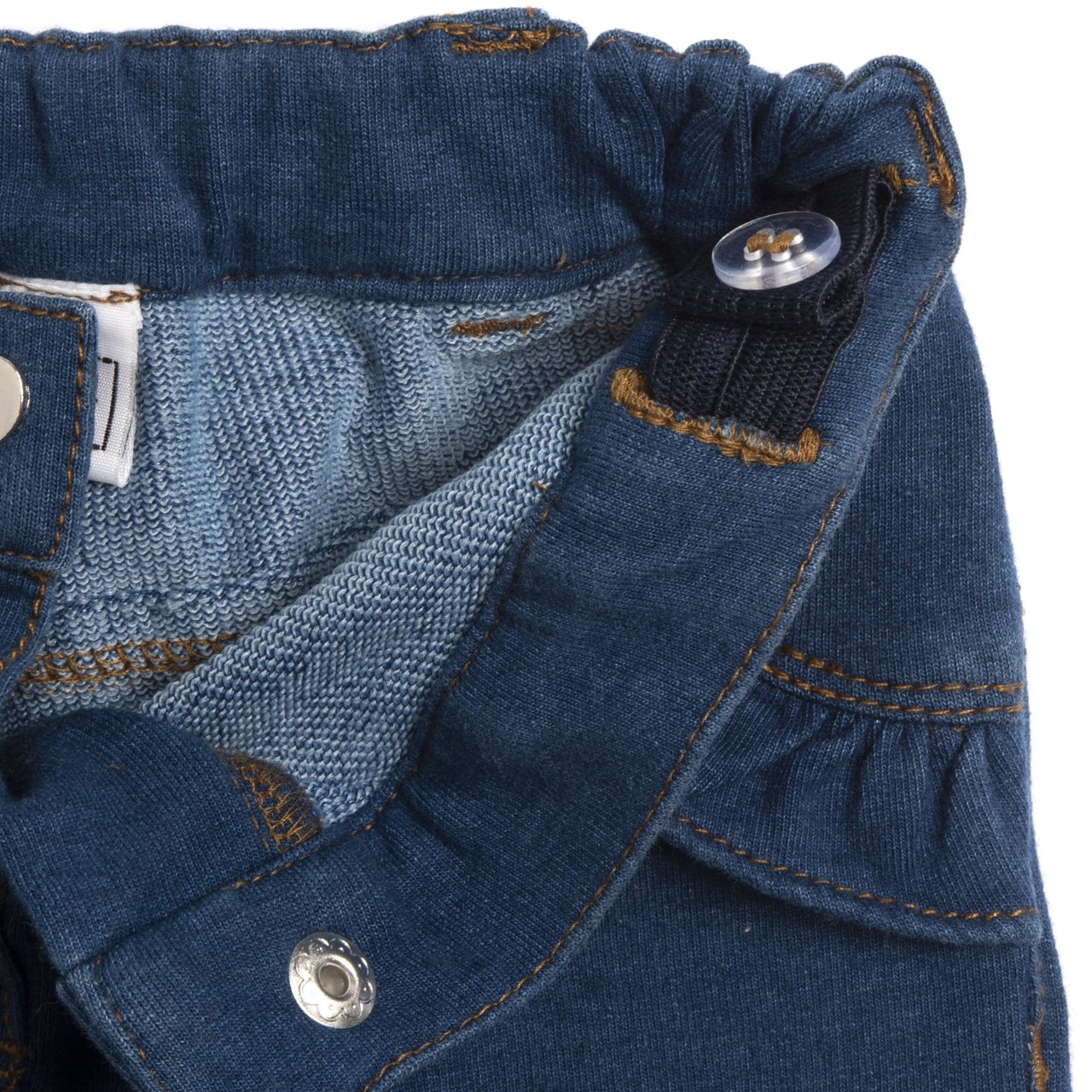 Pantaloni effetto denim ricamati - Chicco