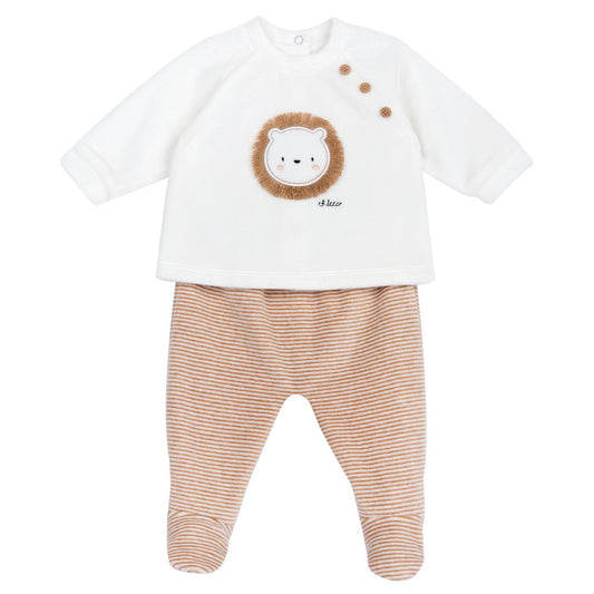 Completo maglia e pantaloni con piedini - Chicco