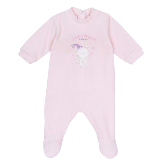 Tutina basica rosa ciniglia - Chicco