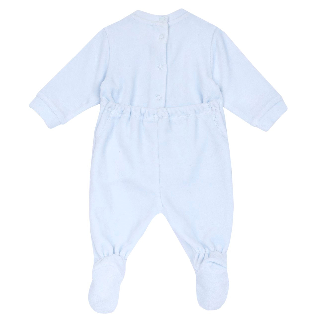 Tutina basica azzurra ciniglia - Chicco