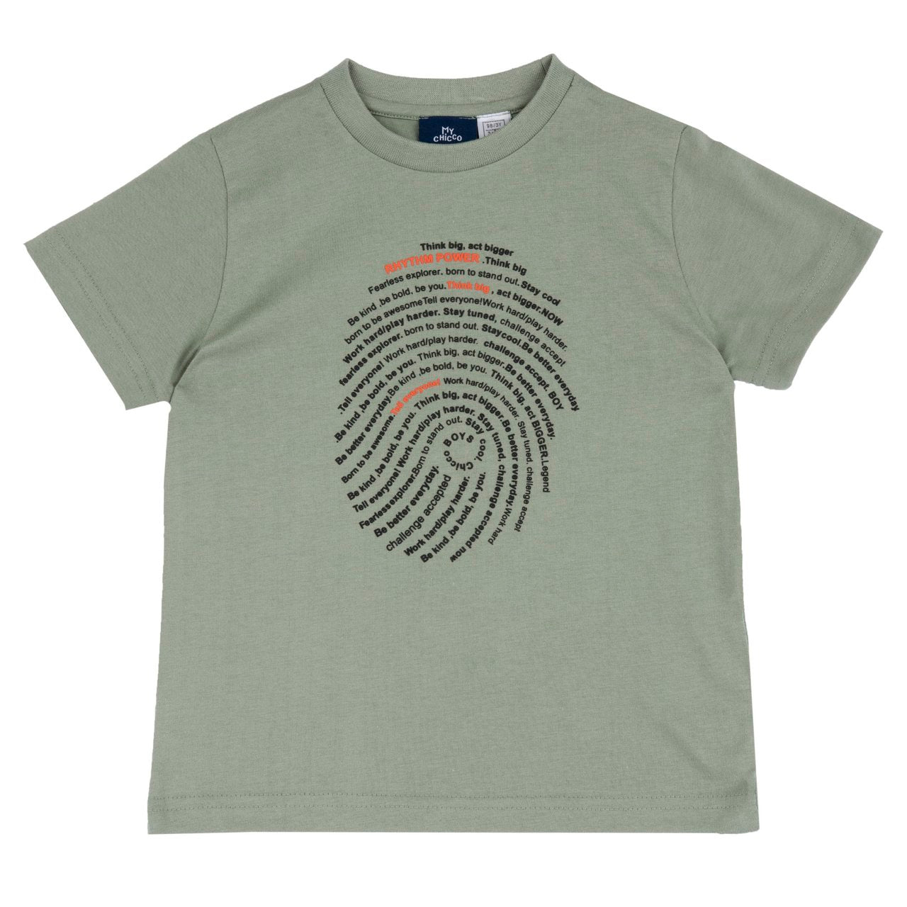T-shirt verde impronta - Chicco