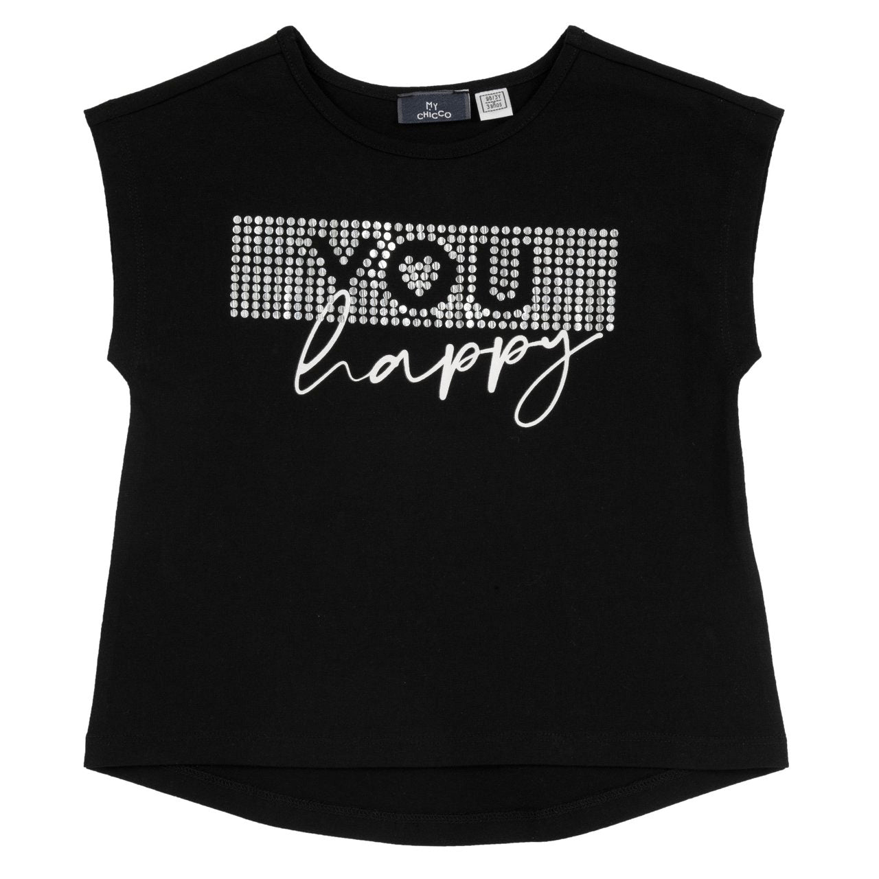 T-shirt nera stampa - Chicco