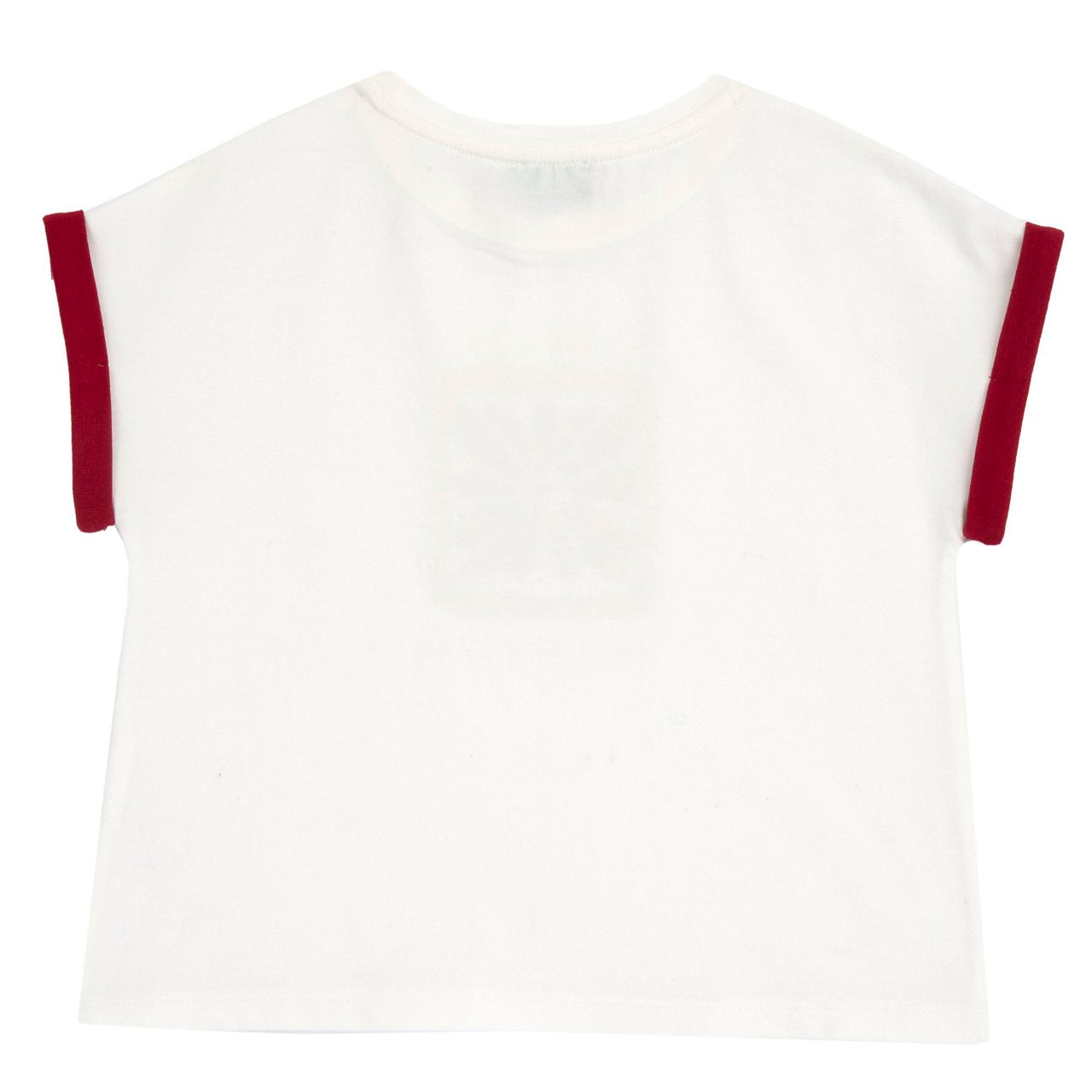 T-shirt con fiore rosso - Chicco