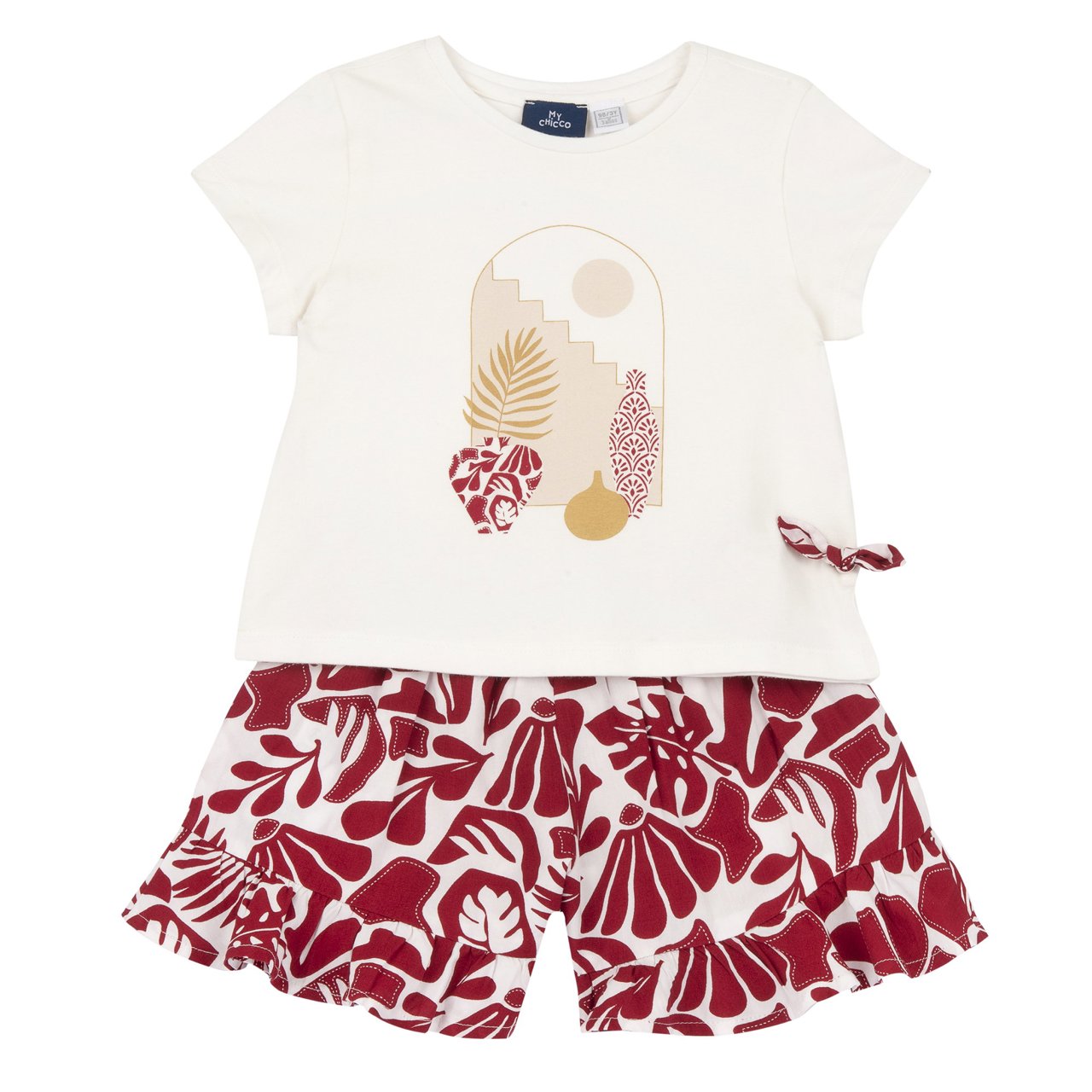 Completo stampe rosse - Chicco