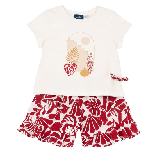 Completo stampe rosse - Chicco