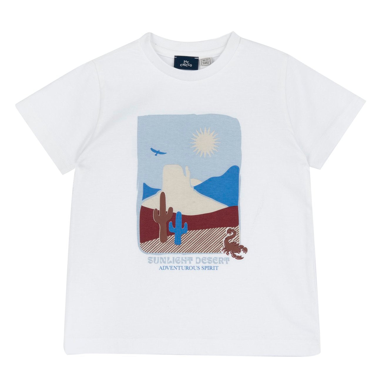 T-shirt bianca stampa - Chicco
