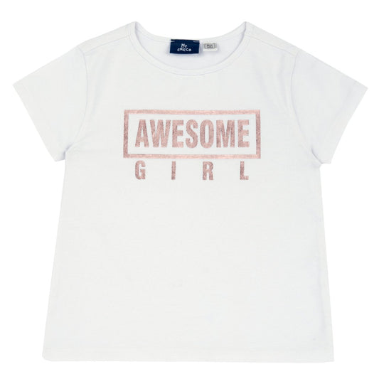 T-shirt bianca con stampa - Chicco