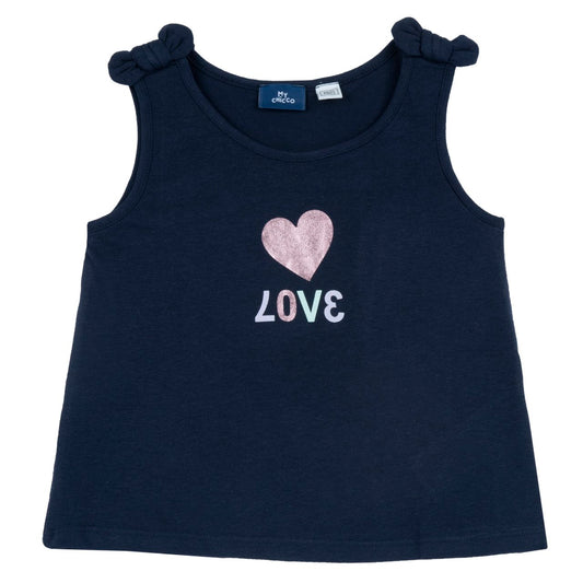 Canotta blu con fiocchetti - Chicco