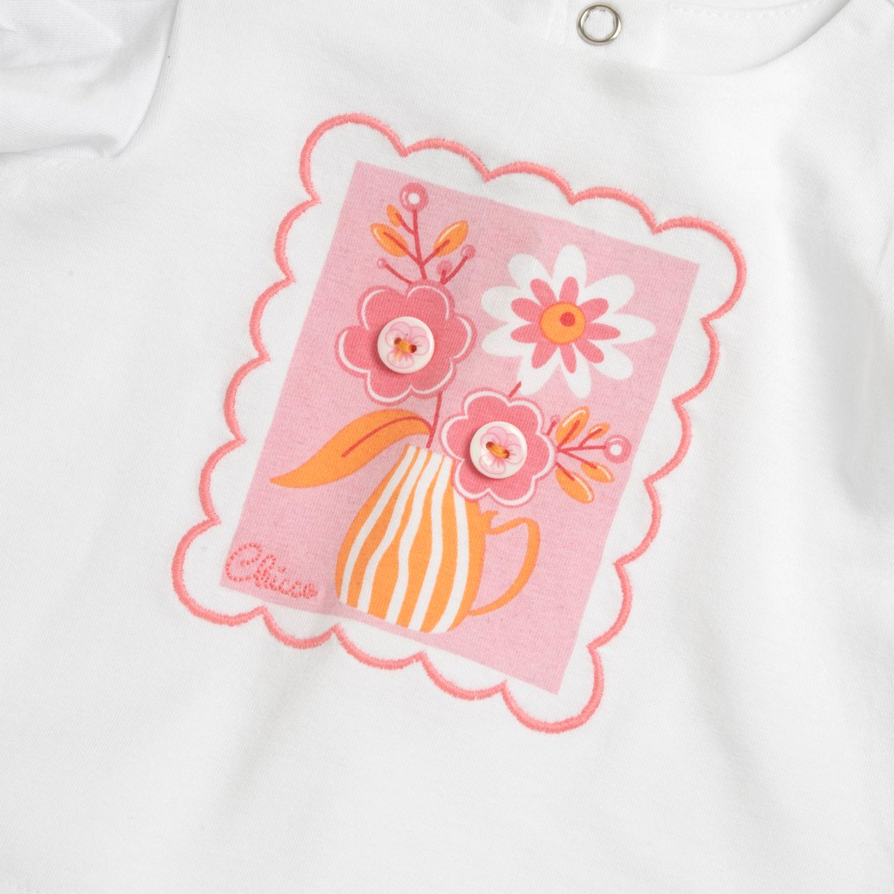 T-shirt ricamo francobollo - Chicco