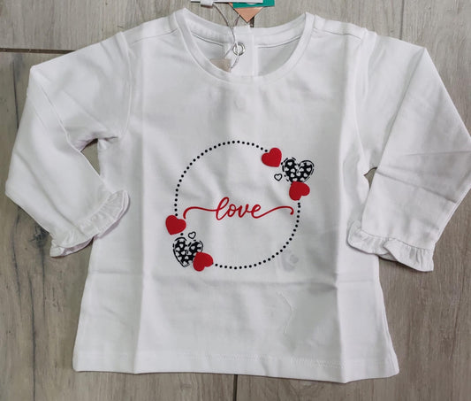 Maglia bianca love - Chicco
