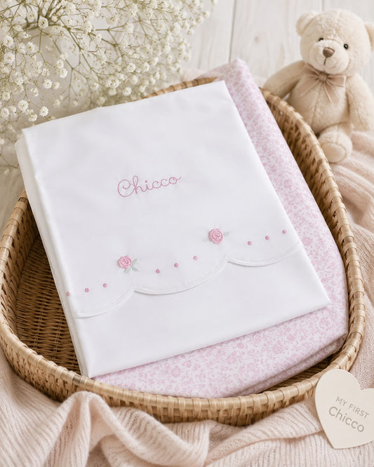 Lenzuola "Roselline"- Chicco