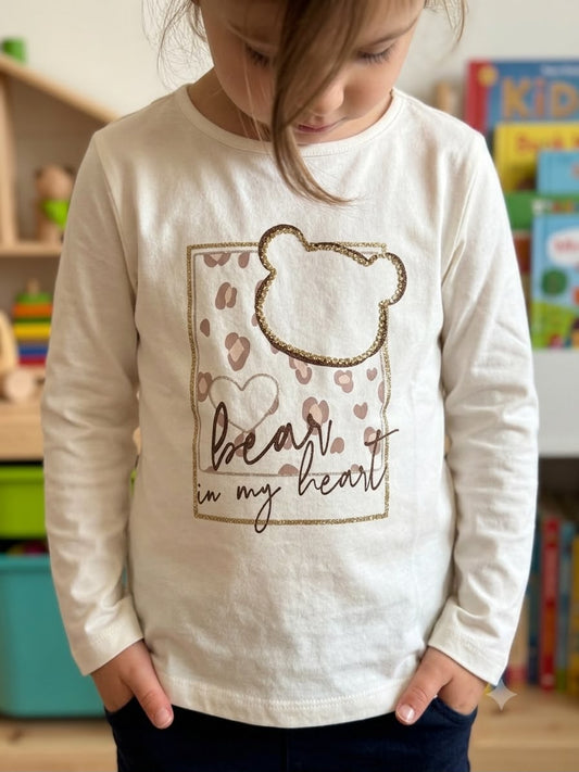 T-Shirt "Bear In My Heart"- Chicco