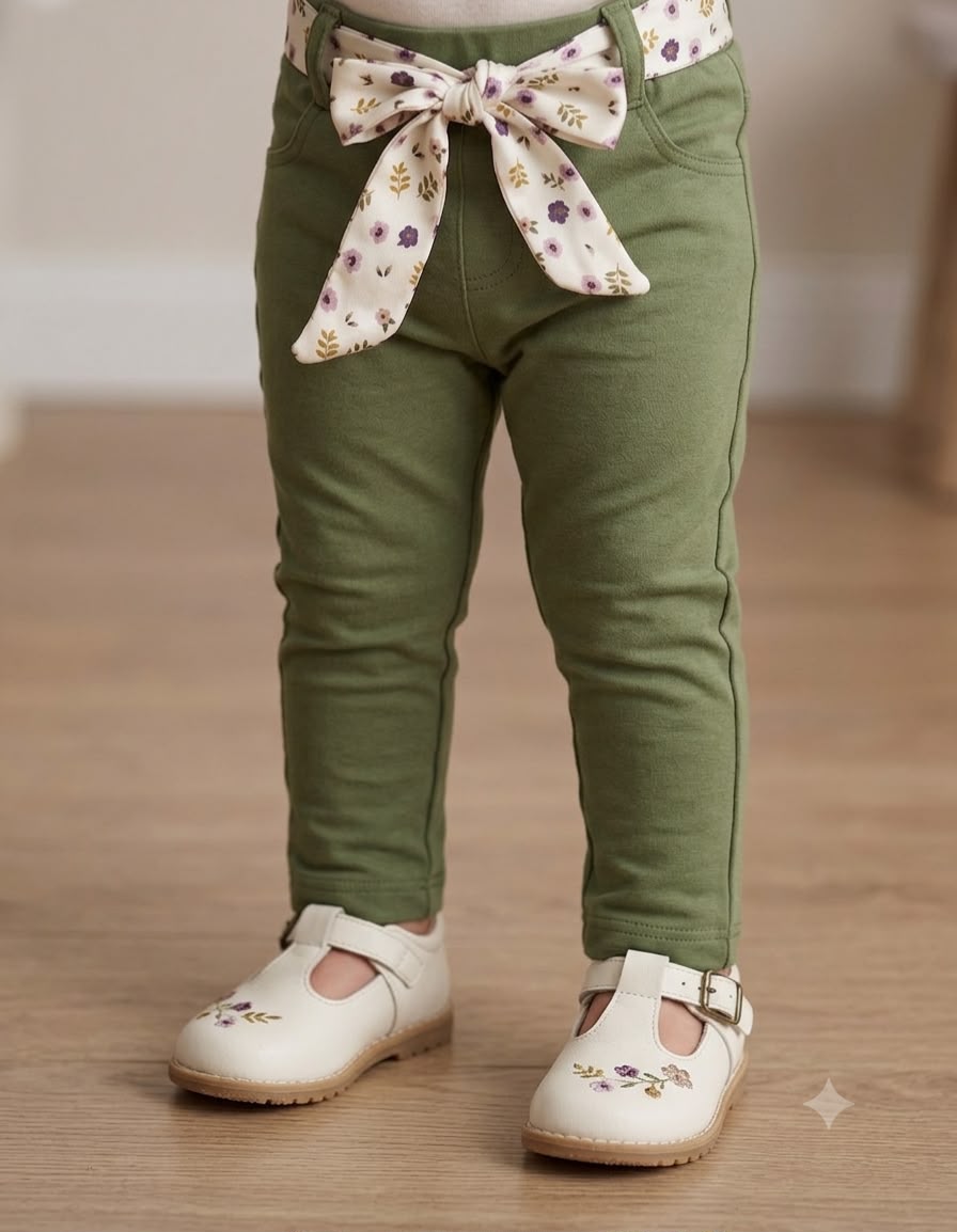 Pantaloni Cintura Flora- Chicco