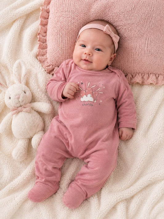 Tutina Lampone Coniglietti- Chicco