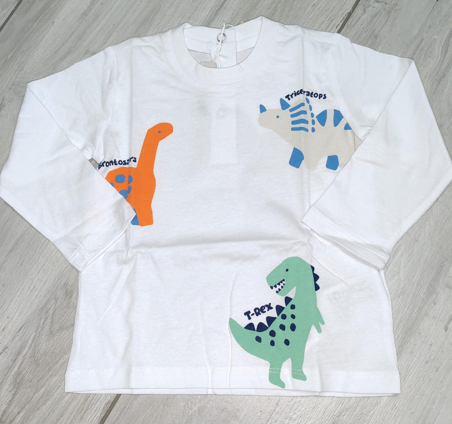 Maglia bianca dinosauri - Chicco