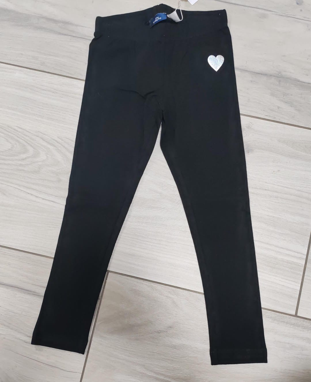 Leggings nero con cuore - Chicco