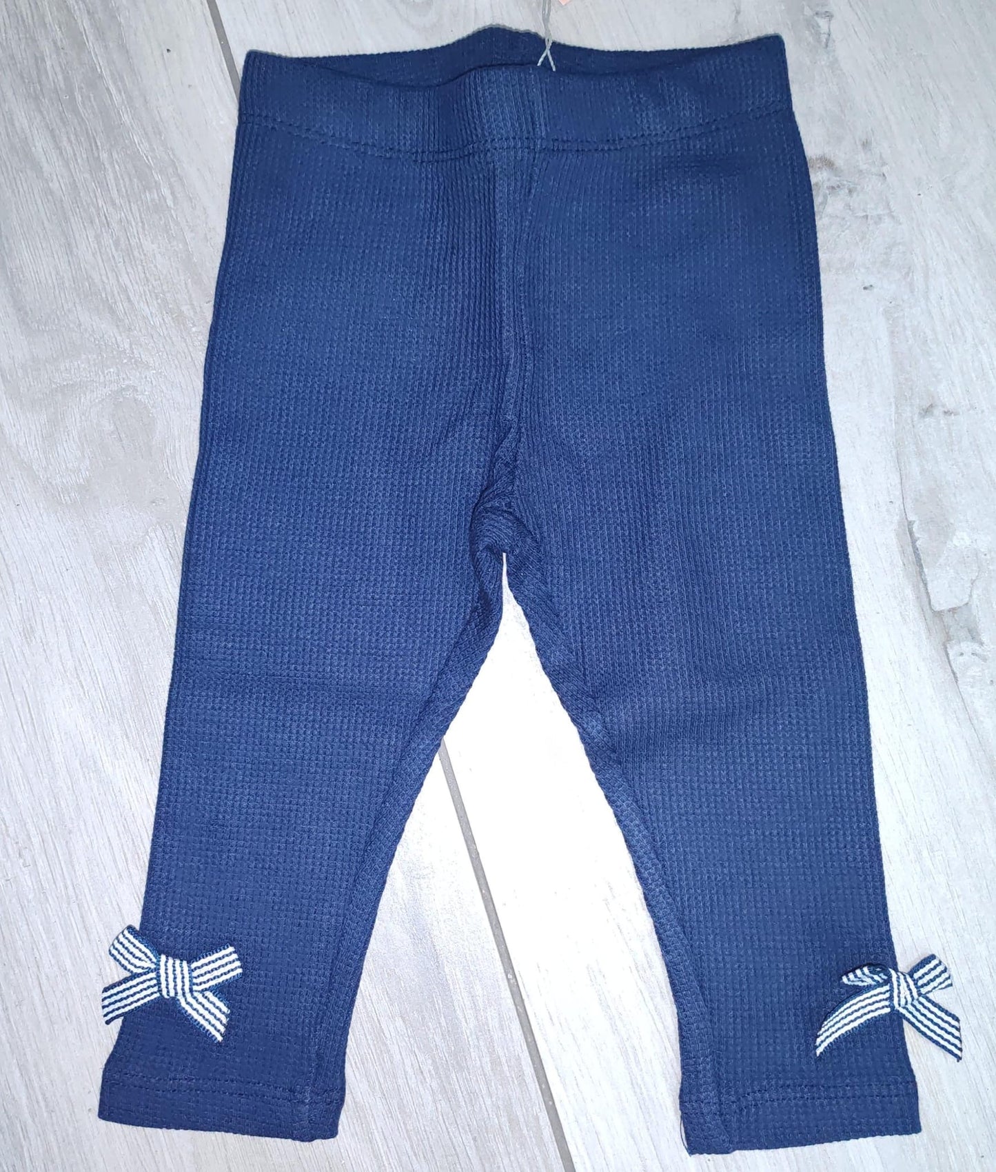 Leggings blu con fiocchetti laterali - Chicco