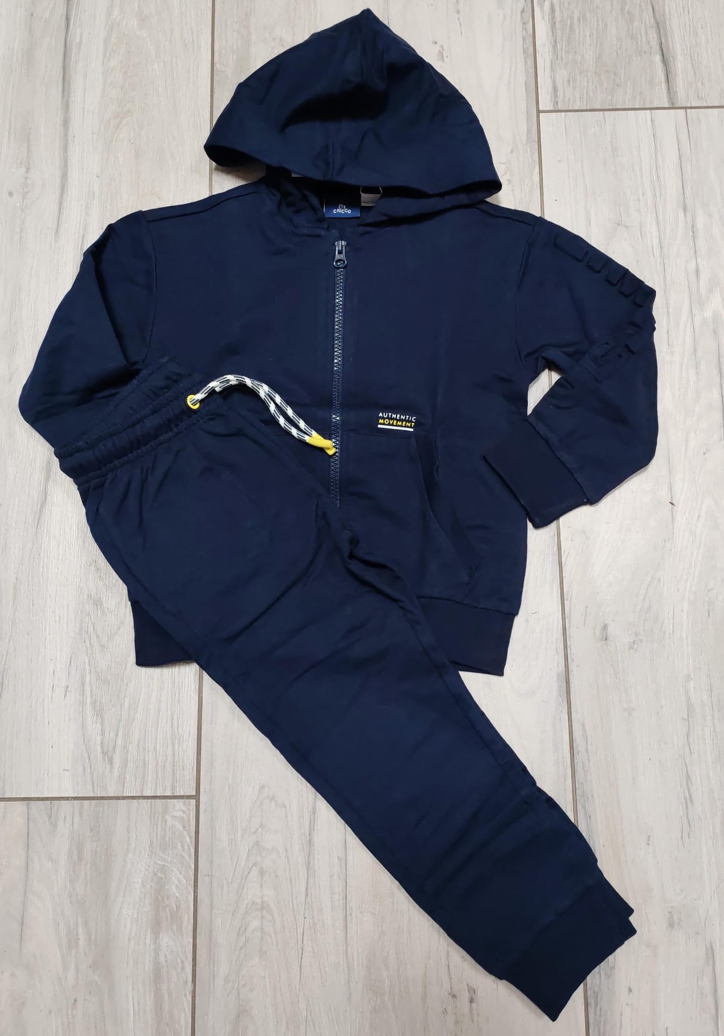 Tuta zip e cappuccio blu - Chicco