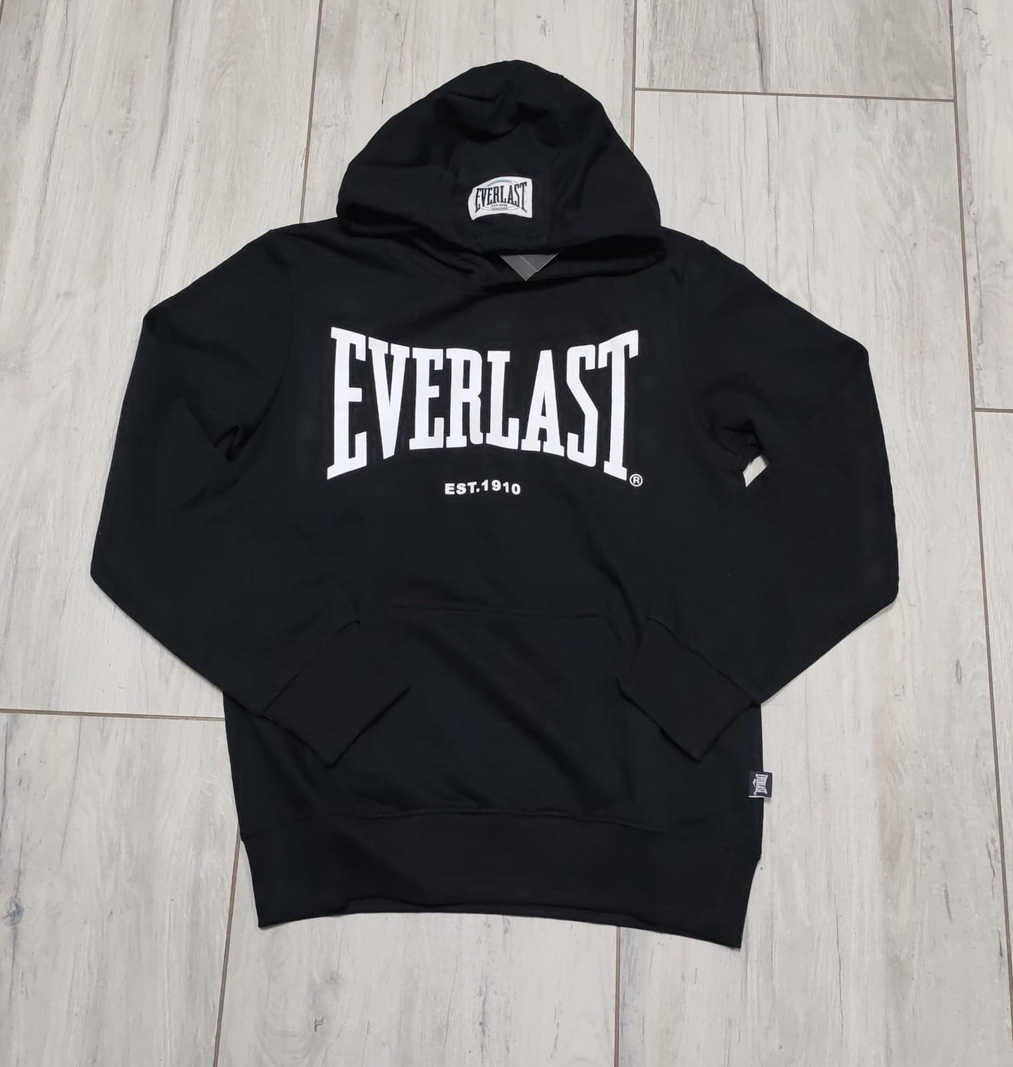 Felpa nera Everlast