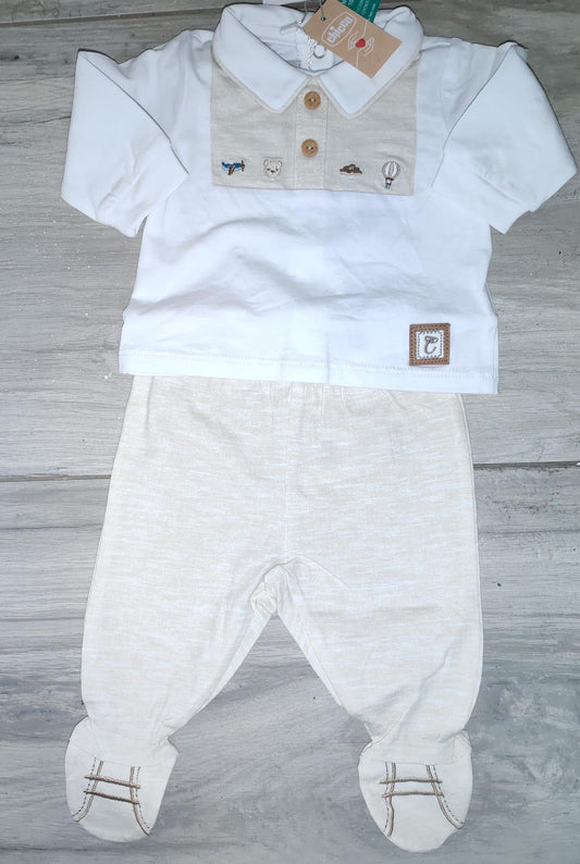 Tutina 2 pezzi beige - Chicco