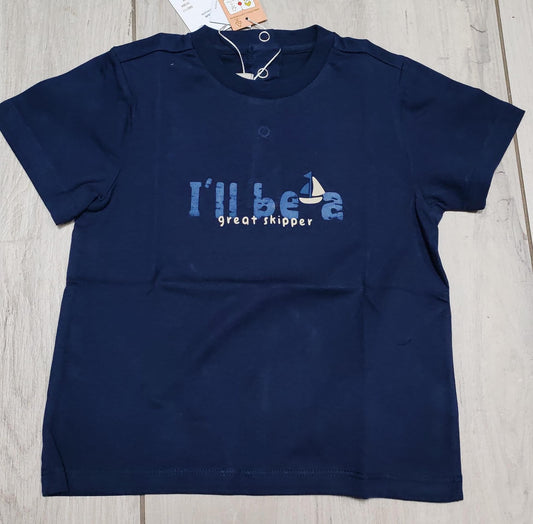 T-shirt blu tema mare - Chicco
